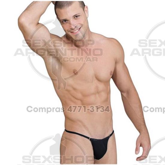 Tanga Microfibra Negra